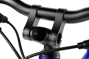 Woom EXPLORE 4 adjustable Vario handlebar stem with ABC markings for a perfect fit.
