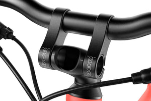 Woom EXPLORE 4 adjustable Vario handlebar stem with ABC markings for a perfect fit.