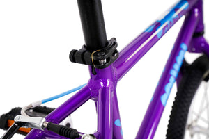 Squish 16 inch wheel purple girls lightweight hybrid mountain bike.