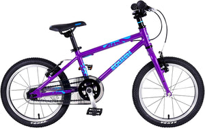 Squish 16 inch wheel purple girls lightweight hybrid mountain bike.