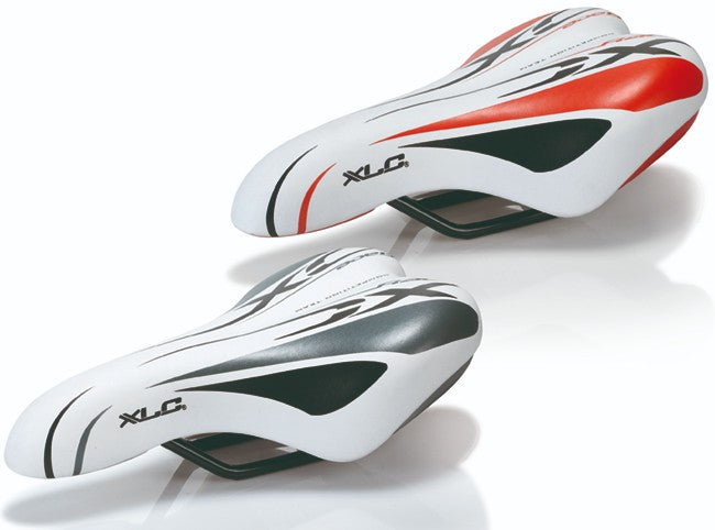 XLC junior saddle white/grey