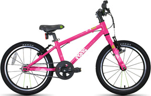 Frog 47 pink 18 inch wheel lightweight hybrid mountain bike.