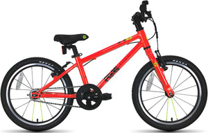 Frog 47 red 18 inch wheel lightweight hybrid mountain bike.
