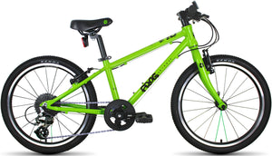 Frog 53 green 20 inch wheel 8 speed lightweight hybrid mountain bike.