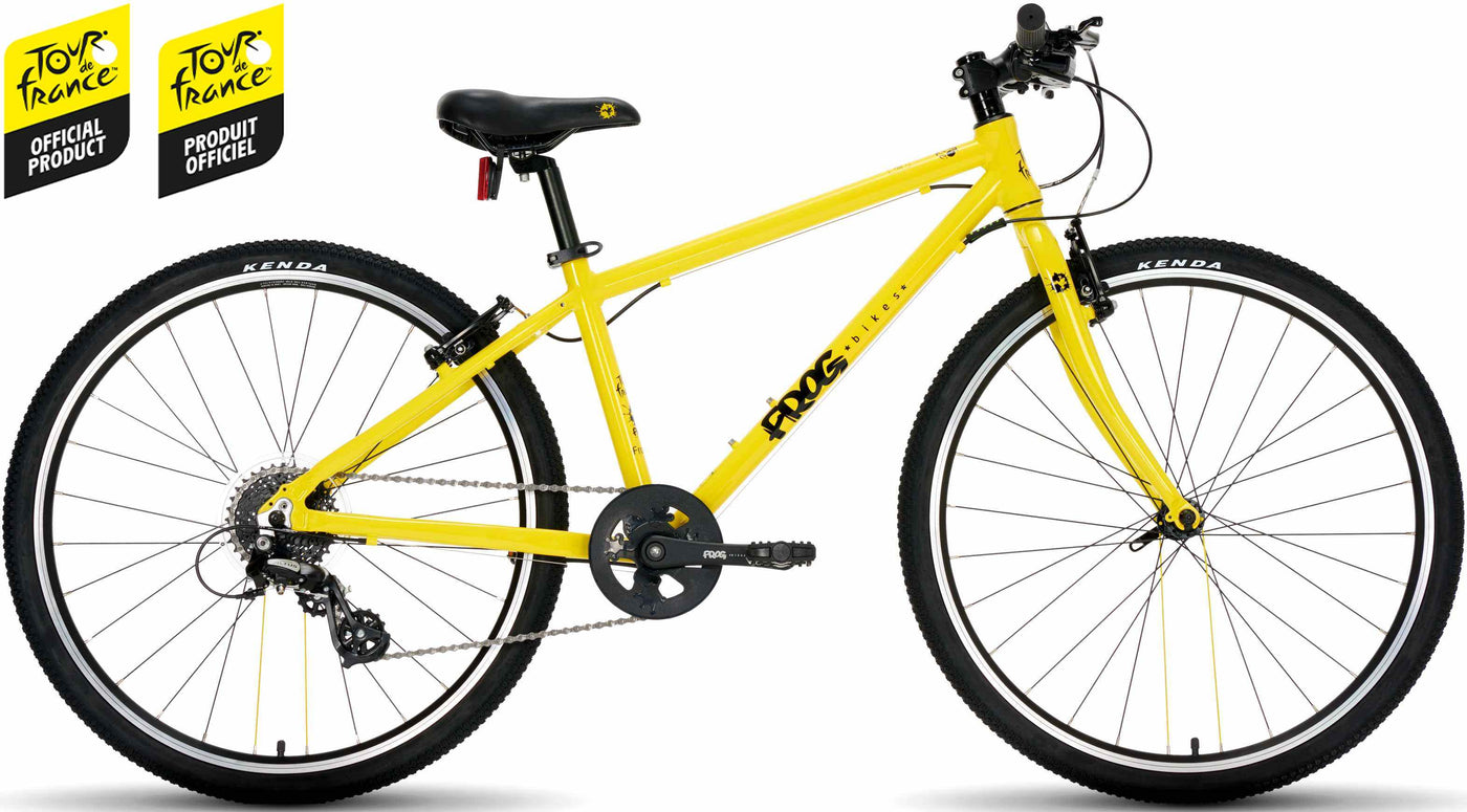Yellow sales hybrid bike
