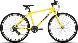 Frog 73 Tour de France™ yellow edition 26 inch wheel 8 speed lightweight hybrid mountain bike.