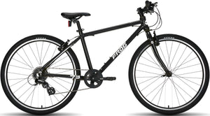 Frog 73 dark grey 26 inch wheel 8 speed lightweight hybrid mountain bike.