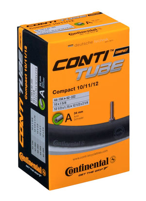 Continental Compact 10/11/12 Schrader valve inner tube.