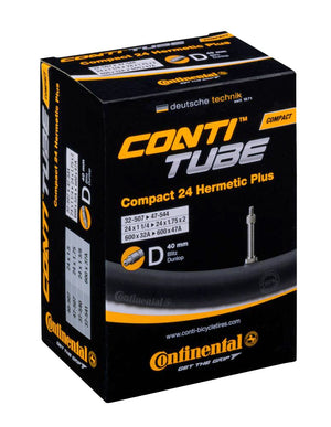 Continental Compact 24 Hermetic Plus Dunlop valve inner tube.