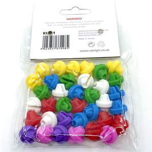 Raleigh bicycle wheel spoke decorations in a variety of colours.