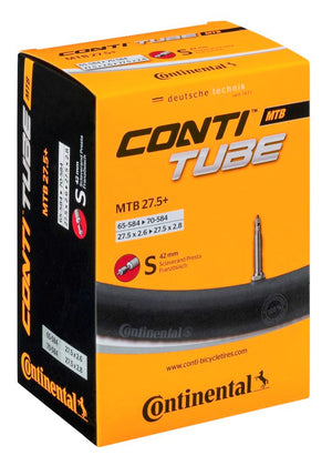 Continental MTB 27.5+ Presta 42mm valve inner tube.