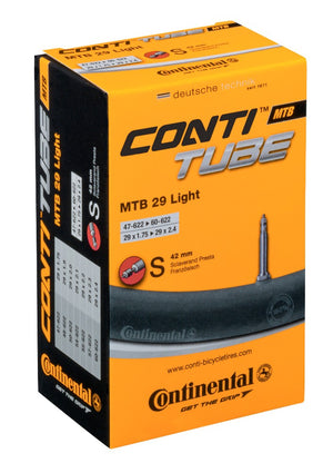 Continental MTB 29 Light Presta 42mm valve inner tube.