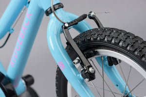 Ridgeback Honey 14 inch wheel pale blue girls mountain bike.