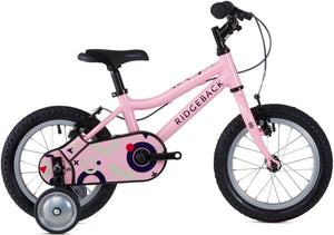 Ridgeback Honey 14 inch wheel pink girls mountain bike.