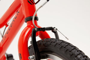 Ridgeback MX14 14 inch wheel red boys mountain bike.