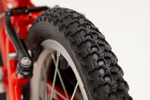 Ridgeback MX14 14 inch wheel red boys mountain bike.