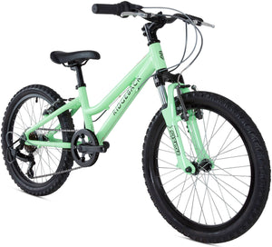 Ridgeback Harmony 20 inch wheel green girls 6 speed front suspension mountain bike.