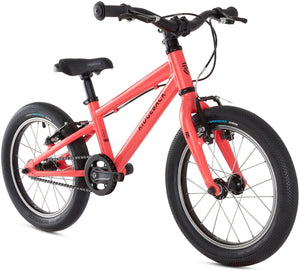 Ridgeback Dimension 16 inch wheel coral lightweight mountain bike.