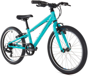 Ridgeback Dimension 20 inch wheel teal 7 speed lightweight mountain bike.