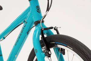 Ridgeback Dimension 20 inch wheel teal 7 speed lightweight mountain bike.