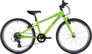 Ridgeback Dimension 24 inch wheel green 7 speed lightweight mountain bike.