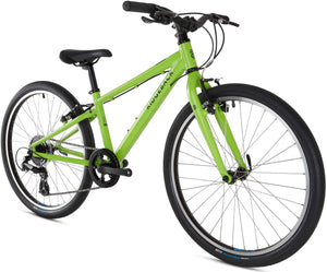 Ridgeback Dimension 24 inch wheel green 7 speed lightweight mountain bike.