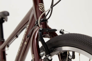 Ridgeback Dimension 24 inch wheel plum 7 speed lightweight mountain bike.