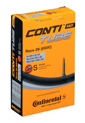Continental Race 26 650c Presta 42mm valve inner tube.