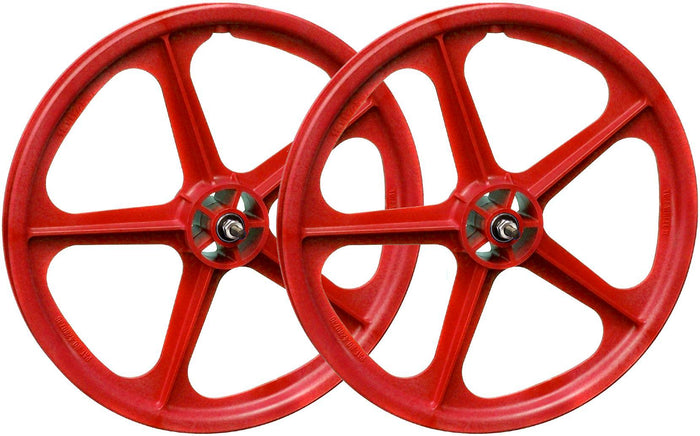 Skyway 20" Tuff II BMX Mag wheels red