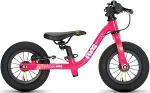 Frog Tadpole Mini pink 10 inch wheel lightweight balance bike.