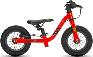 Frog Tadpole Mini red 10 inch wheel lightweight balance bike.