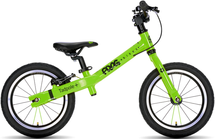Frog Tadpole Plus balance bike green