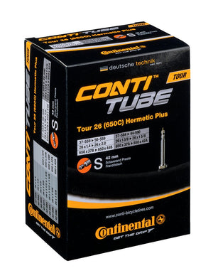 Continental Tour 26 Hermetic Plus 650c Presta 42mm valve inner tube.