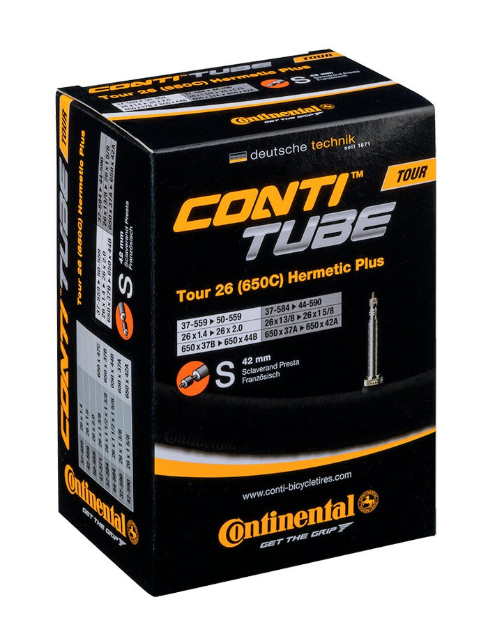 Continental Tour 26 Hermetic Plus (650c) Presta 42mm valve inner tube