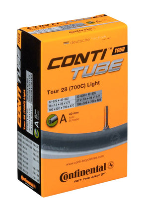 Continental Tour 28 Light 700c Schrader valve inner tube.