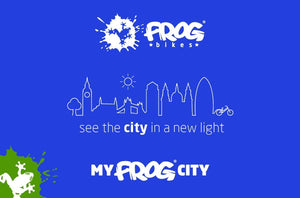 My Frog City: See the city in a new light Frog Bikes promo.
