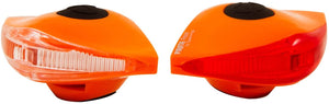 Spanninga Pirata vitamin orange front and rear light set.